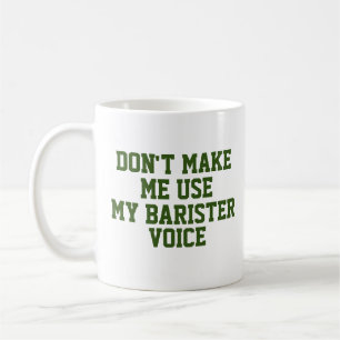 Funny Office Custom Personalise Job Title Barister Coffee Mug