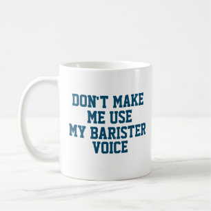 Funny Office Custom Personalise Job Title Barister Coffee Mug