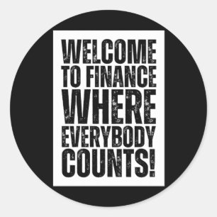 Funny Office Finance Sticker