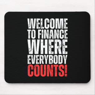 Funny Office Finance Sticker2 Mouse Pad
