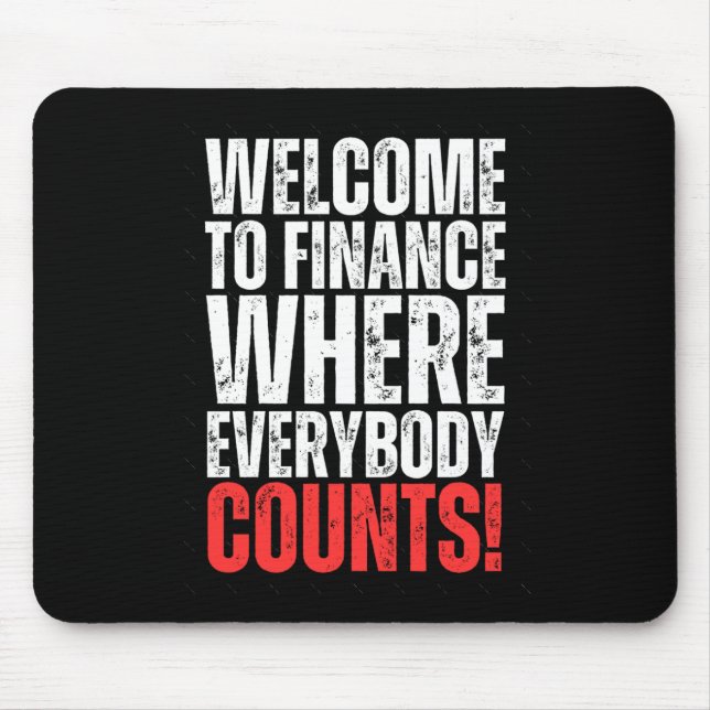 Funny Office Finance Sticker2  Mouse Pad (Front)