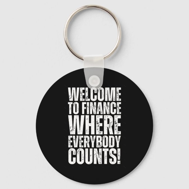 Funny Office Finance Sticker3  Key Ring (Front)