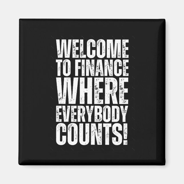 Funny Office Finance Sticker3  Magnet (Front)
