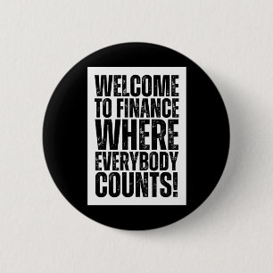 Funny Office Finance Sticker 6 Cm Round Badge