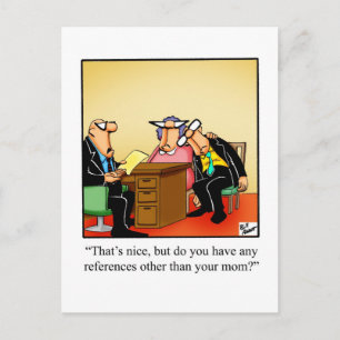 Funny Office Humour Postcard