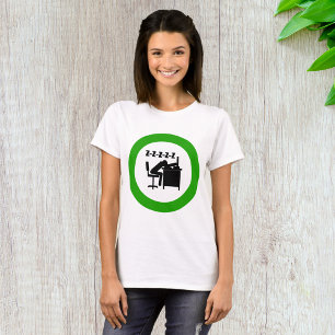 Funny Office Worker Sleeping at Desk T-Shirt