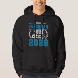 Funny Official Freshman Future Class 2028 9th Grad Hoodie