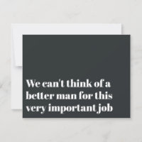 Funny Officiant Proposal Marry Us Invitation