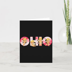 Funny Ohio Cud Midwestern Party O-h-i-o In Valenti Card