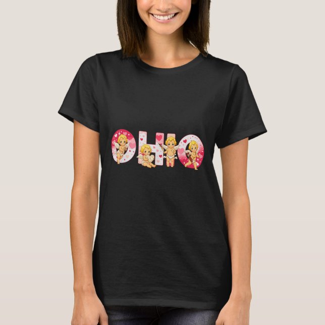 Funny Ohio Cud Midwestern Party O-h-i-o In Valenti T-Shirt (Front)