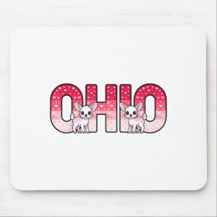 Funny Ohio Deer Midwestern Party O-h-i-o In Valent Mouse Pad