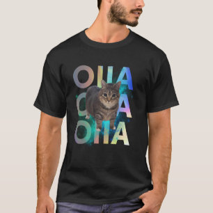 Funny OIIA OIIA Spinning Cat Meme Funny Brainrot E T-Shirt