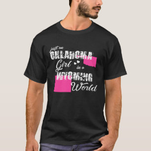 Funny Oklahoma Shirts Just an Oklahoma girl in a W