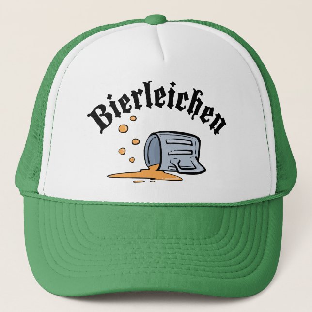 Funny Oktoberfest Bierleichen Trucker Hat (Front)