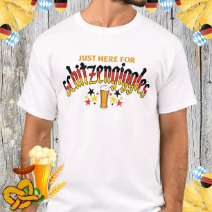 Funny Oktoberfest Pretzel Beer Sausage Party T-Shirt