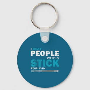 Funny Ol Chalk Design - Billard Snooker Key Ring