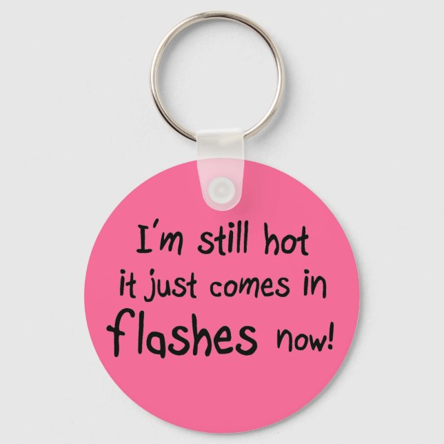 Funny old age humour unique keychains gift idea (Front)