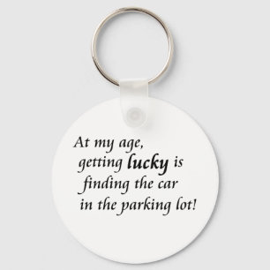 Funny old age humour unique keychains gift idea