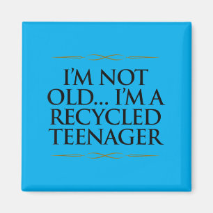 Funny Old Age Joke Aging Quote Birthday Senior Gag Magnet