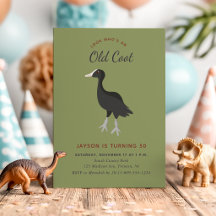 Funny Old Coot Over the Hill Birthday Party