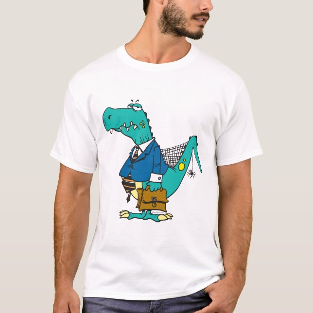 funny old dinosaur cartoon character T-Shirt (Front)