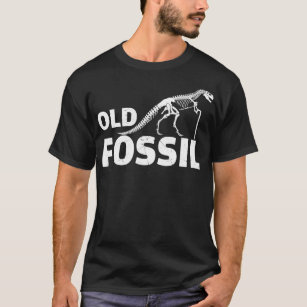 Funny Old Fossil Retired Archaeologist Dinosaur Lo T-Shirt