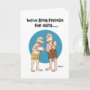 Funny Old Friend Birthday Card