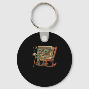 Funny Old Gamer Gaming Retro 80s 90s Video Game Ol Key Ring