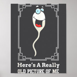 Funny Old Man Birthday Gag For Men Over 60 Poster