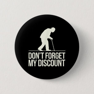Funny Old Man Older People For Dad Or Grandpas 6 Cm Round Badge