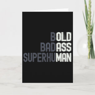 Funny Old Man Saying Gag Gift Birthday For Dad Fat Card