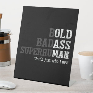 Funny Old Man Saying Gag Gift Dad Fathers Day Pedestal Sign