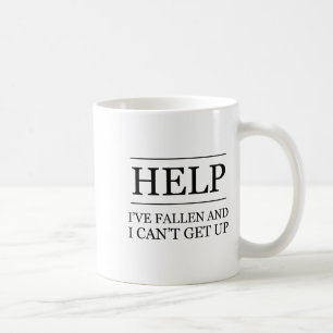 Funny Old People Clothing Help I've Fallen And I C Coffee Mug