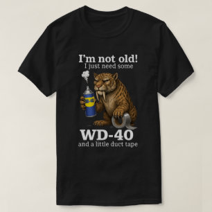 Funny Old People Gifts   Funny Animal I’m Not Old T-Shirt