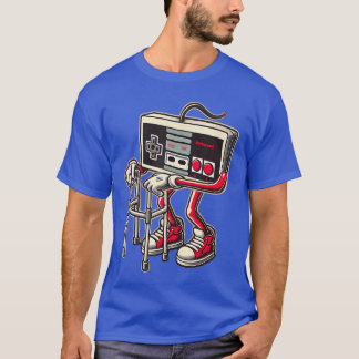 Funny Old Video Game Art Gaming Graphic Tee For Me