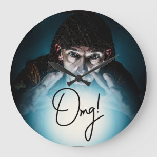 Funny OMG Wall Clock