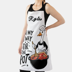 Funny On My Way To Stir The Pot Apron