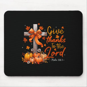 Funny One Thankful Mama Messy Bun Fall Autumn Than Mouse Pad
