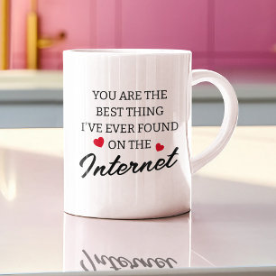 Funny Online Dating Valentines Coffee Mug