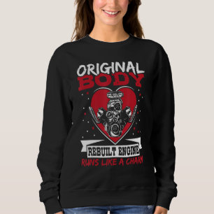 Funny Open Heart Surgery, Original Body Rebuilt En Sweatshirt