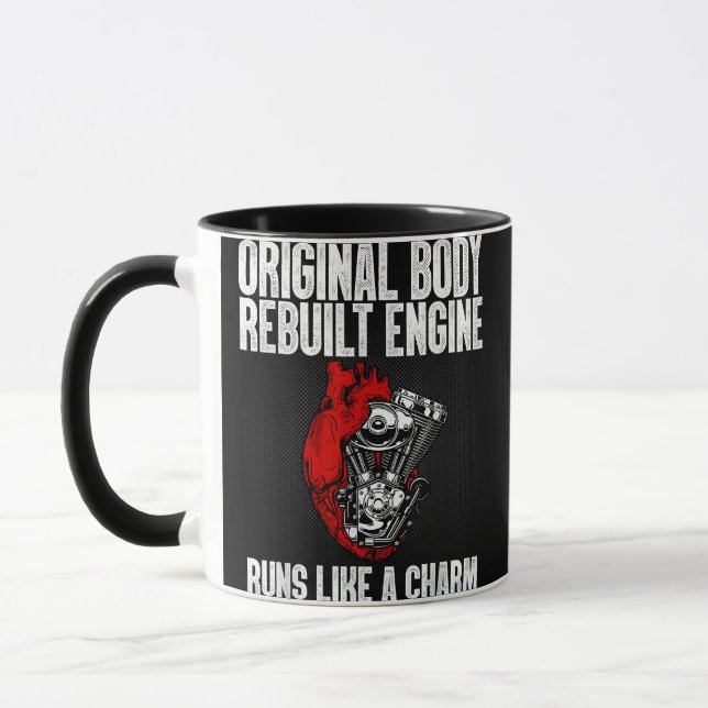 Funny Open Heart Surgery Recovery Survivor Gift Me Mug (Left)