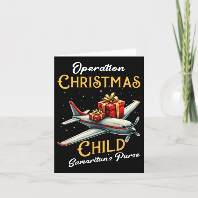 Funny Operation Christmas Child Funny Family Match Card (Front)