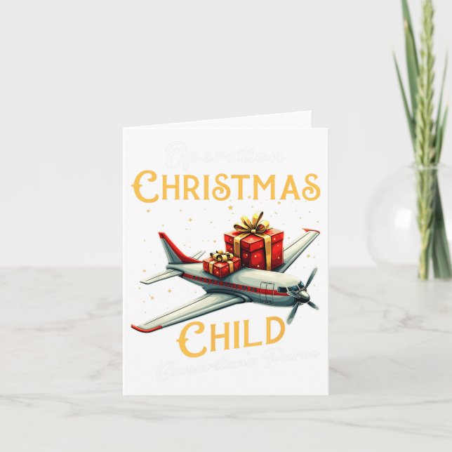 Funny Operation Christmas Child Funny Family Match Card (Front)