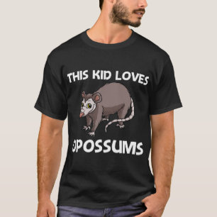 Funny Opossum Awesome Possum Support Animal T-Shirt