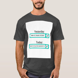 Funny Options Trading Stock Trading Day Trading T-Shirt