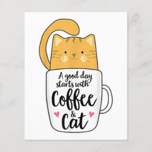 Funny Orange Cat Coffee Mug Cat Lover