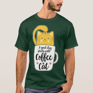 Funny Orange Cat Coffee Mug Cat Lover T-Shirt