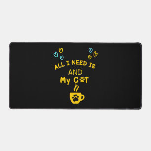 Funny Orange Cat Coffee Mug Cat Lover T-Shirt Desk Mat