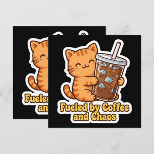 Funny Orange Cat Menu
