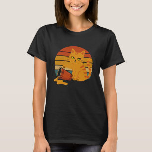 Funny Orange Cat Vintage T-Shirt